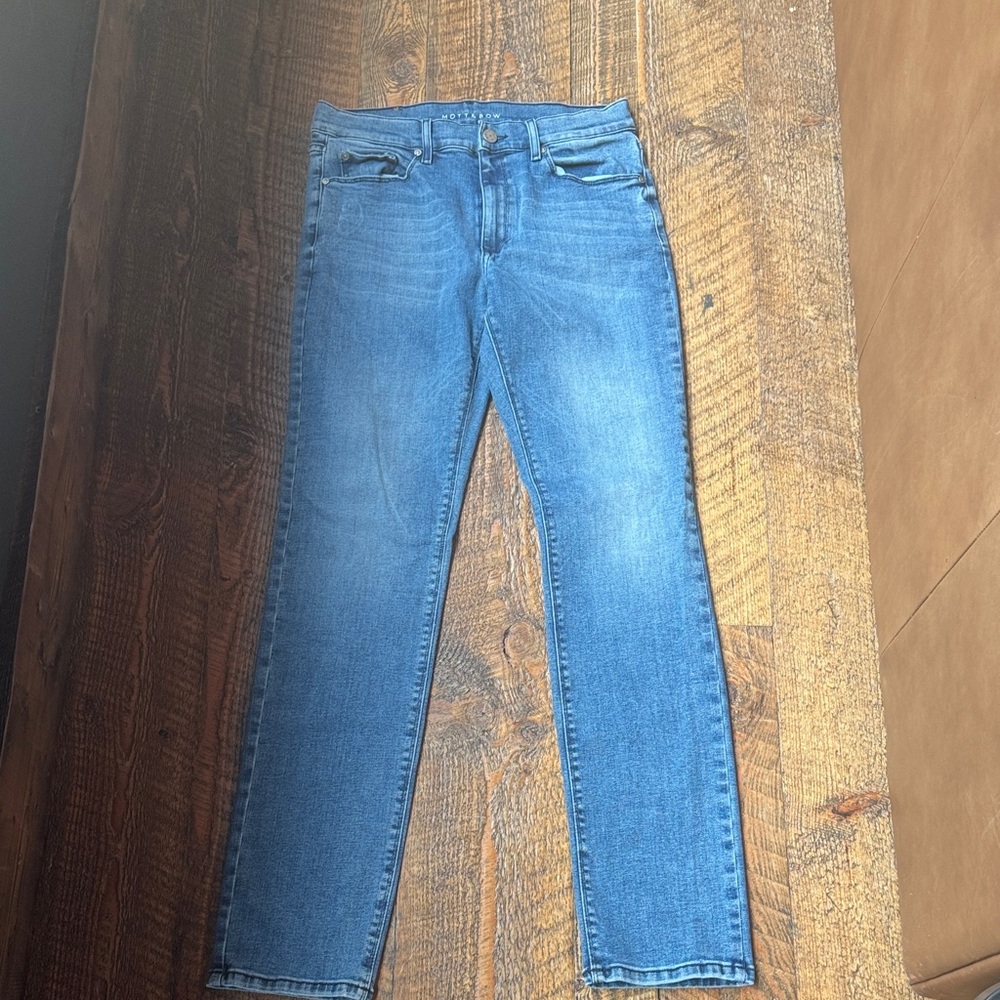 Slim Stretch Jeans for Men in Medium Blue